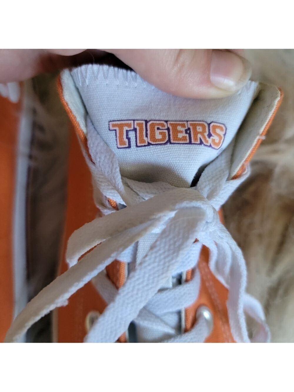 Clemson Tigers Low Top Shoes SKICKS - Picture 9 of 9